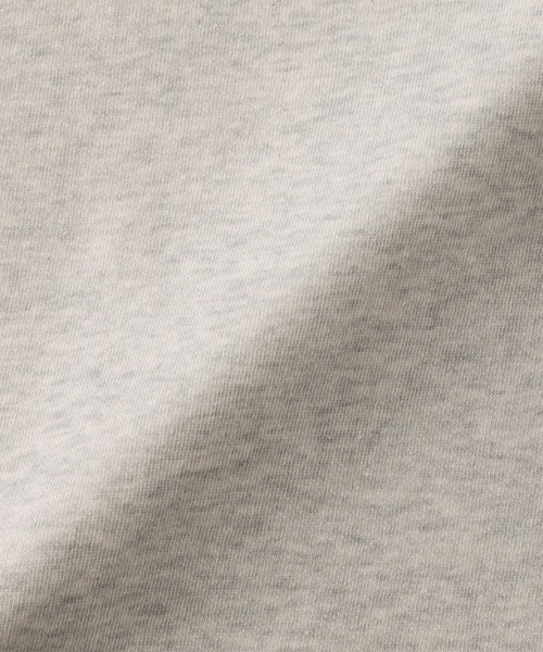 MUJI Labo（ムジラボ）の「〔MUJI Labo〕紳士　昔ながらの製法で編み立てたミニ裏毛クルーネック長袖Ｔシャツ（Tシャツ/カットソー・メンズ・チャコールグレー/ダークネイビー/ライトグレー・L/M/S/XL）」の12枚目の写真