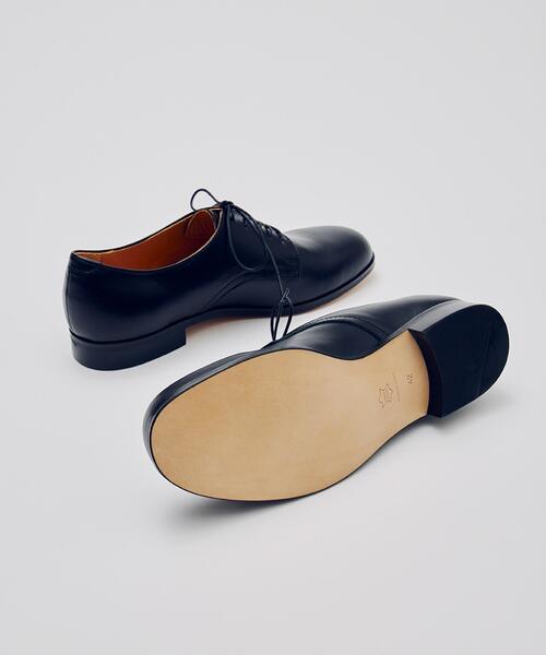 PADRONE（パドローネ）の「PADRONE THE STANDARD LINE/別注 DERBY PLAIN TOE/プレーン トゥ（ドレスシューズ・メンズ・ブラック・40/41/42）」の18枚目の写真