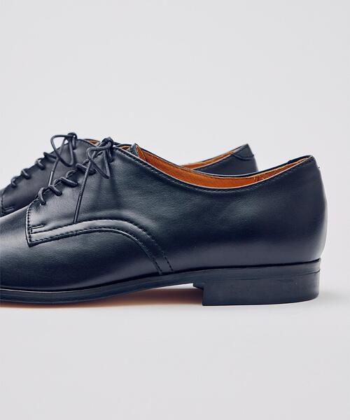 PADRONE（パドローネ）の「PADRONE THE STANDARD LINE/別注 DERBY PLAIN TOE/プレーン トゥ（ドレスシューズ・メンズ・ブラック・40/41/42）」の20枚目の写真