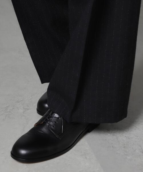 PADRONE（パドローネ）の「PADRONE THE STANDARD LINE/別注 DERBY PLAIN TOE/プレーン トゥ（ドレスシューズ・メンズ・ブラック・40/41/42）」の22枚目の写真