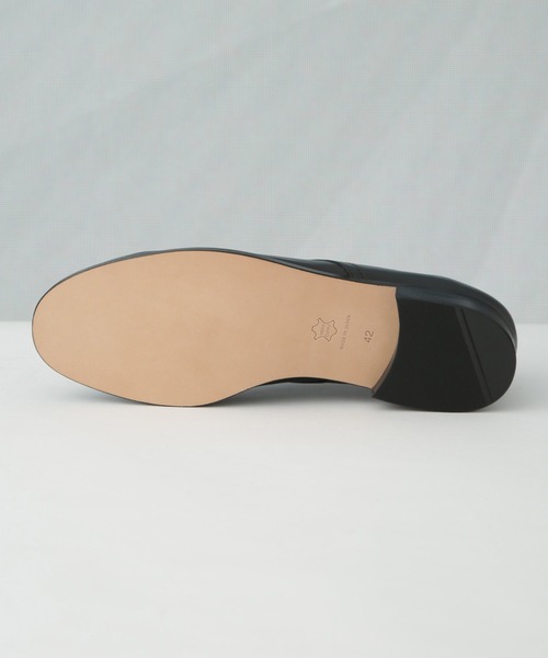 PADRONE（パドローネ）の「PADRONE THE STANDARD LINE/別注 DERBY PLAIN TOE/プレーン トゥ（ドレスシューズ・メンズ・ブラック・40/41/42）」の13枚目の写真