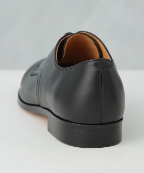 PADRONE（パドローネ）の「PADRONE THE STANDARD LINE/別注 DERBY PLAIN TOE/プレーン トゥ（ドレスシューズ・メンズ・ブラック・40/41/42）」の14枚目の写真