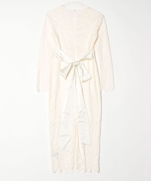 FREE STYLISTS(フリー スタイリスト)の「YUGA_YGMC All-lace V-neck dress(ドレス・レディース・パープル/オフホワイト・S/M/L/XL)」の17枚目の写真