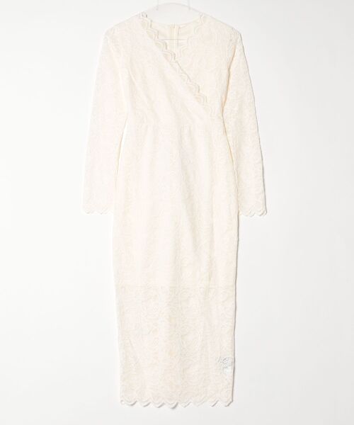 FREE STYLISTS(フリー スタイリスト)の「YUGA_YGMC All-lace V-neck dress(ドレス・レディース・パープル/オフホワイト・S/M/L/XL)」の16枚目の写真