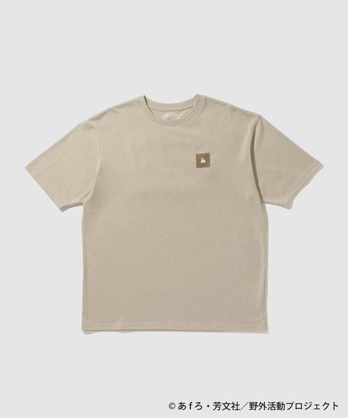 Mac-House(マックハウス)の「ゆるキャン△バック刺繍プリントTシャツ(Tシャツ/カットソー・メンズ・ベージュ・M/L/XL)」の4枚目の写真