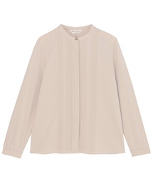 TOKYO SHIRTS | シルキーサテン ピンタック ブラウス(シャツ/ブラウス)