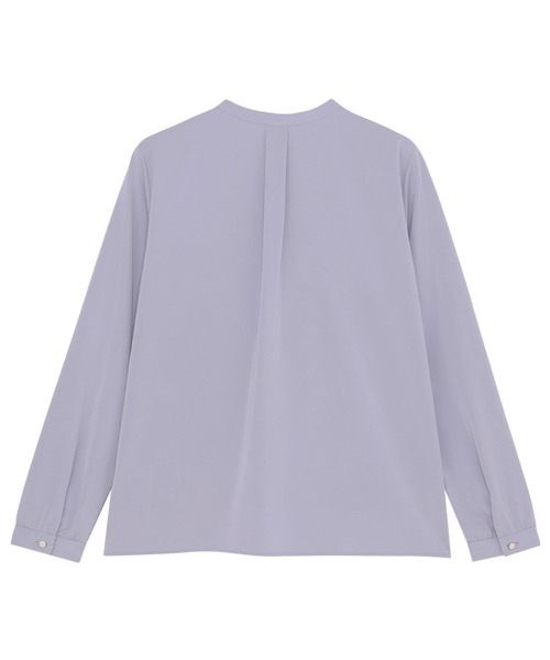 TOKYO SHIRTS(トウキョウシャツ)の「シルキーサテン ピンタック ブラウス(シャツ/ブラウス・レディース・ベージュ/ブルー・M/L)」の9枚目の写真