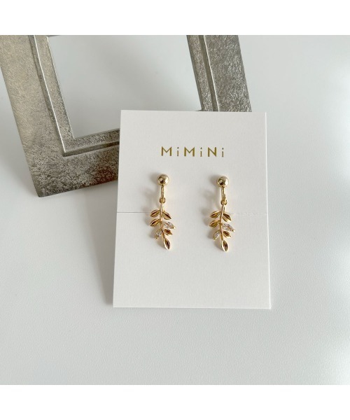 tone(トーン)の「【MiMiNi】TWIG/イヤリング(MA)(イヤリング・レディース・ゴールド・FREE)」の3枚目の写真