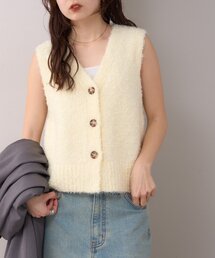 WILLOW | 【willow】コンパクトチュールヤーンベスト(ニット/セーター)