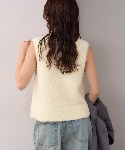 WILLOW（ウィロー）の「【willow】コンパクトチュールヤーンベスト（ニット/セーター・レディース・ミント/イエロー・ONE SIZE）」の21枚目の写真
