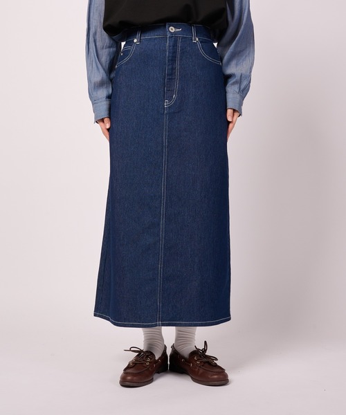 Arnold Palmer(アーノルドパーマー)の「【LOFTAIRDENIM&DUCK】ナロースカート(スカート・レディース・グレー/ライトインディゴブルー/ダークインディゴブルー・S/M/L)」の8枚目の写真
