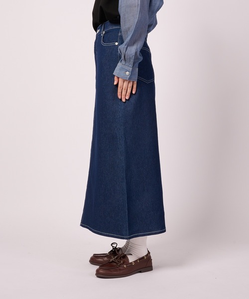 Arnold Palmer(アーノルドパーマー)の「【LOFTAIRDENIM&DUCK】ナロースカート(スカート・レディース・グレー/ライトインディゴブルー/ダークインディゴブルー・S/M/L)」の9枚目の写真