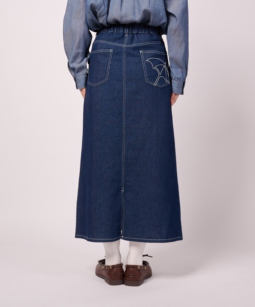 Arnold Palmer(アーノルドパーマー)の「【LOFTAIRDENIM&DUCK】ナロースカート(スカート・レディース・グレー/ライトインディゴブルー/ダークインディゴブルー・S/M/L)」の10枚目の写真