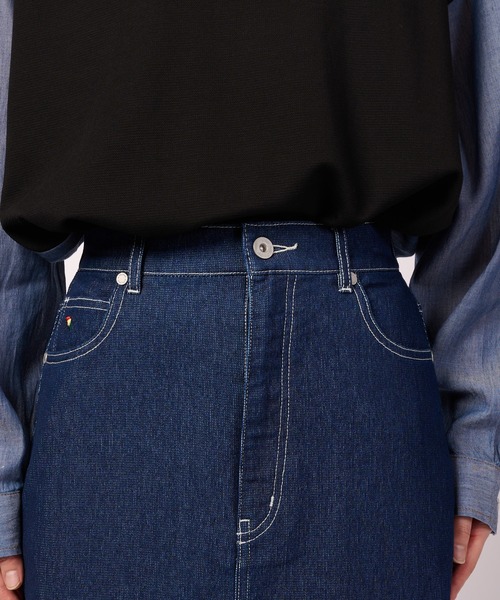 Arnold Palmer(アーノルドパーマー)の「【LOFTAIRDENIM&DUCK】ナロースカート(スカート・レディース・グレー/ライトインディゴブルー/ダークインディゴブルー・S/M/L)」の11枚目の写真