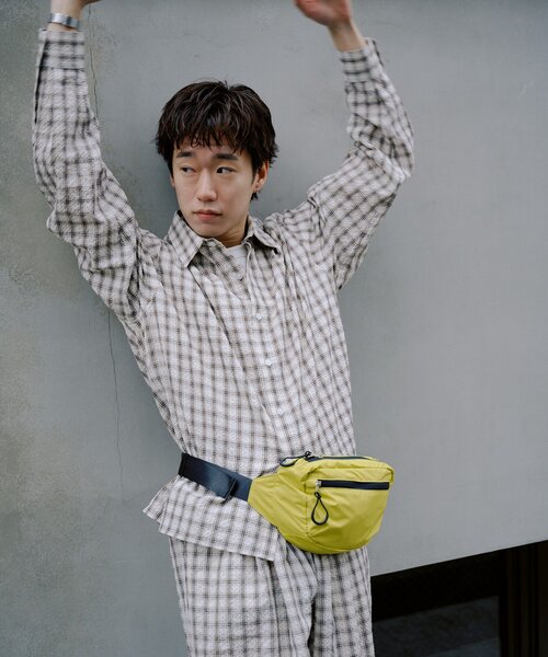 WHIMSIC(ウィムジック)の「【WHIMSIC/SETUP対応】スリーピングシャツ(シャツ/ブラウス・メンズ・ブルー/ベージュ系その他/ベージュ・FREE)」の11枚目の写真