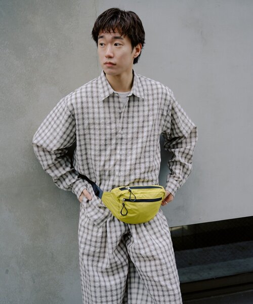 WHIMSIC(ウィムジック)の「【WHIMSIC/SETUP対応】スリーピングシャツ(シャツ/ブラウス・メンズ・ブルー/ベージュ系その他/ベージュ・FREE)」の12枚目の写真