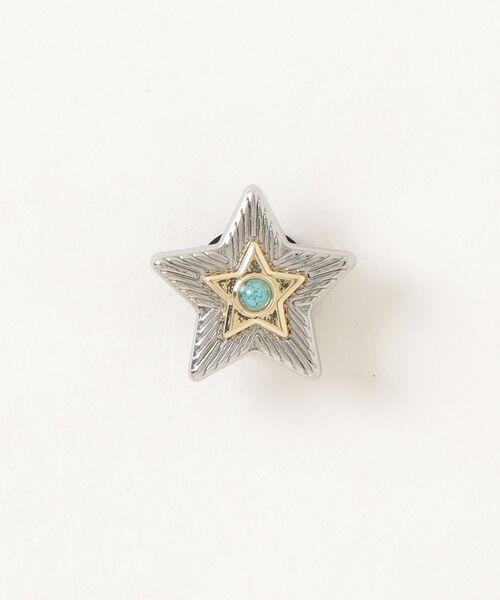atmos(アトモス)の「crocs Silver Turquoise Star / クロックス シルバーターコイズスター(シューズアクセサリー・レディース・マルチ・FREE)」の1枚目の写真