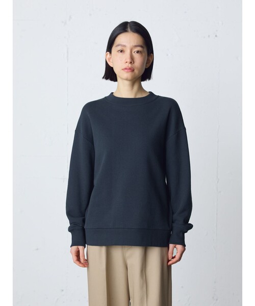 MidiUmi(ミディウミ)の「MidiUmi ループウィールスウェットプルオーバー(Tシャツ/カットソー・レディース・ネイビー/オフホワイト・FREE)」の2枚目の写真