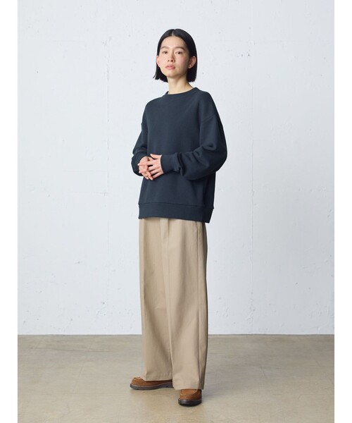 MidiUmi(ミディウミ)の「MidiUmi ループウィールスウェットプルオーバー(Tシャツ/カットソー・レディース・ネイビー/オフホワイト・FREE)」の10枚目の写真