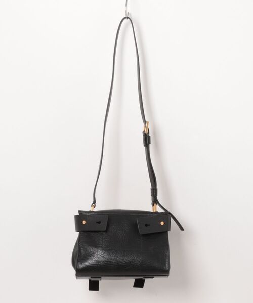 ALLSAINTS（オールセインツ）の「URSA MINI LEATHER CROSSBODY BAG | URSA ミニ レザー クロスボディ バッグ（ショルダーバッグ・レディース・ブラック・ONE SIZE）」の9枚目の写真