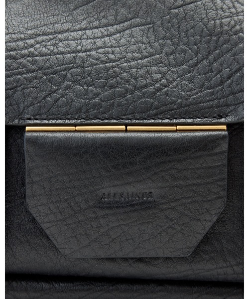 ALLSAINTS（オールセインツ）の「URSA MINI LEATHER CROSSBODY BAG | URSA ミニ レザー クロスボディ バッグ（ショルダーバッグ・レディース・ブラック・ONE SIZE）」の6枚目の写真