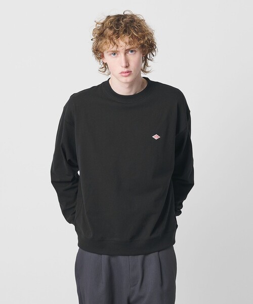 DANTON(ダントン)の「<DANTON>ロングスリーブ スウェットTシャツ(Tシャツ/カットソー・メンズ・ブラック/ナチュラル/ライトグレー・L/M/XL)」の2枚目の写真