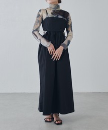 Lui's | ウエスト切替ギャザーキャミワンピース(ワンピース)