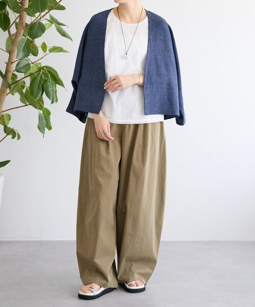 BEARDSLEY（ビアズリー）の「コットンバレルパンツ（その他パンツ・レディース・ホワイト/キャメル/グレー・1/0/2）」の13枚目の写真