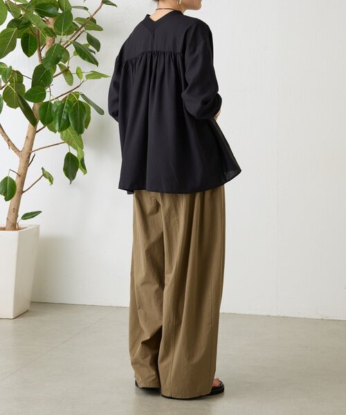 BEARDSLEY(ビアズリー)の「コットンバレルパンツ(その他パンツ・レディース・ホワイト/キャメル/グレー・1/0/2)」の8枚目の写真