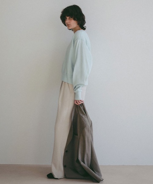 ETRE TOKYO（エトレトウキョウ）の「コンパクトスウェットシャツ（スウェット・レディース・グレー/ライトブルー/ベージュ・FREE）」の5枚目の写真