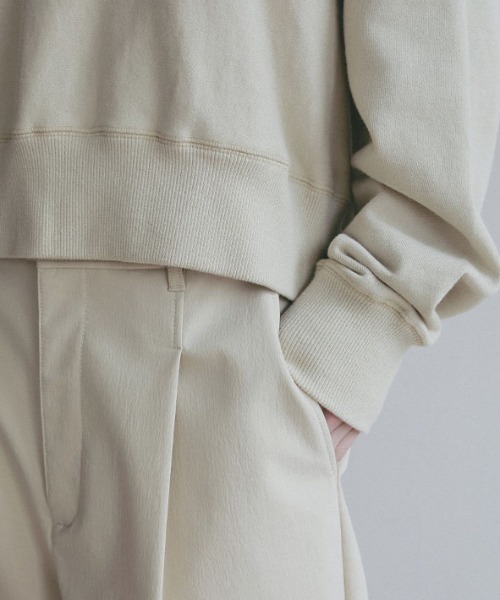 ETRE TOKYO（エトレトウキョウ）の「コンパクトスウェットシャツ（スウェット・レディース・グレー/ライトブルー/ベージュ・FREE）」の11枚目の写真