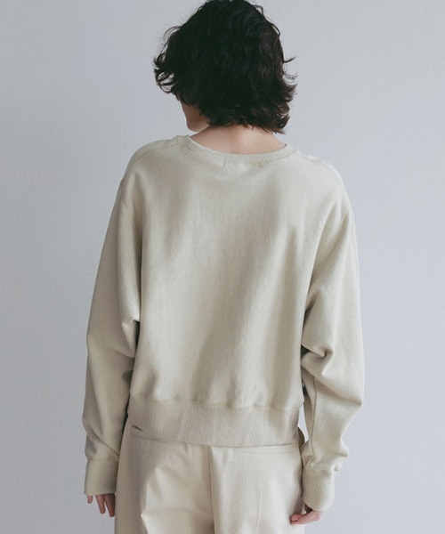 ETRE TOKYO（エトレトウキョウ）の「コンパクトスウェットシャツ（スウェット・レディース・グレー/ライトブルー/ベージュ・FREE）」の13枚目の写真