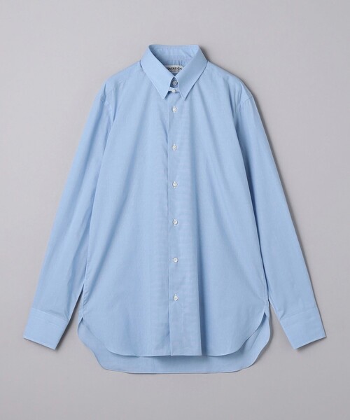 SOVEREIGN（ソブリン）の「＜SOVEREIGN＞ CANCLINI/マイクロチェック タブカラーシャツ（シャツ/ブラウス・メンズ・ロイヤルブルー・41cm/39cm/38cm/42cm）」の2枚目の写真