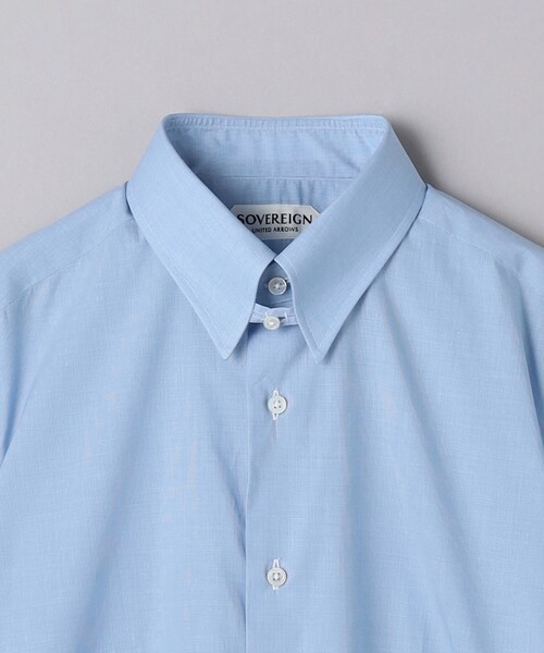 SOVEREIGN（ソブリン）の「＜SOVEREIGN＞ CANCLINI/マイクロチェック タブカラーシャツ（シャツ/ブラウス・メンズ・ロイヤルブルー・41cm/39cm/38cm/42cm）」の4枚目の写真