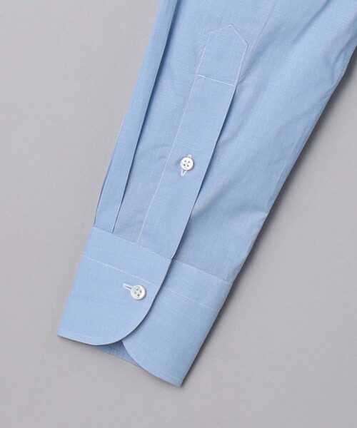 SOVEREIGN（ソブリン）の「＜SOVEREIGN＞ CANCLINI/マイクロチェック タブカラーシャツ（シャツ/ブラウス・メンズ・ロイヤルブルー・41cm/39cm/38cm/42cm）」の5枚目の写真