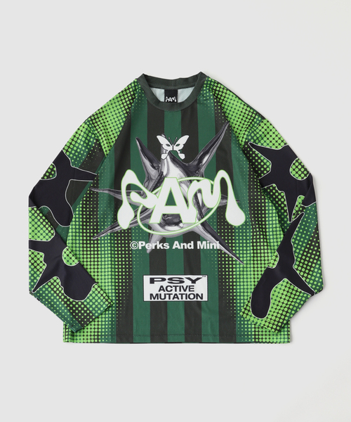 PULP/417EDIFICE(パルプフォーワンセブンエディフィス)の「P.A.M. / パークスアンドミニ PIPE DREAM MESH SPORTS TOP(Tシャツ/カットソー・メンズ・その他・LARGE/MEDIUM)」の1枚目の写真