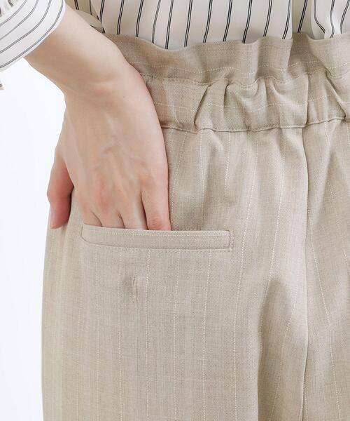 grove（グローブ）の「リネンライクストライプワイドパンツ（その他パンツ・レディース・ネイビー系2/ブラック/ベージュ系2・01/05/04/03/02）」の22枚目の写真