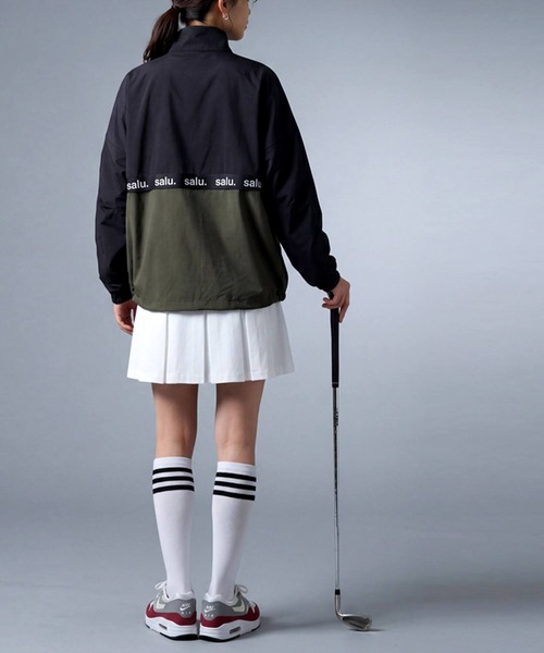 antiqua(アンティカ)の「配色 ハーフジップ トップス(その他トップス・レディース・カーキ/ブラック・ONESIZE)」の12枚目の写真