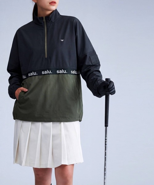 antiqua(アンティカ)の「配色 ハーフジップ トップス(その他トップス・レディース・カーキ/ブラック・ONESIZE)」の13枚目の写真