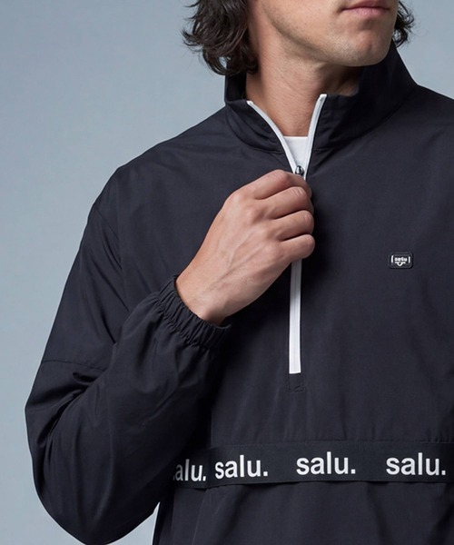 antiqua(アンティカ)の「配色 ハーフジップ トップス(その他トップス・レディース・カーキ/ブラック・ONESIZE)」の6枚目の写真