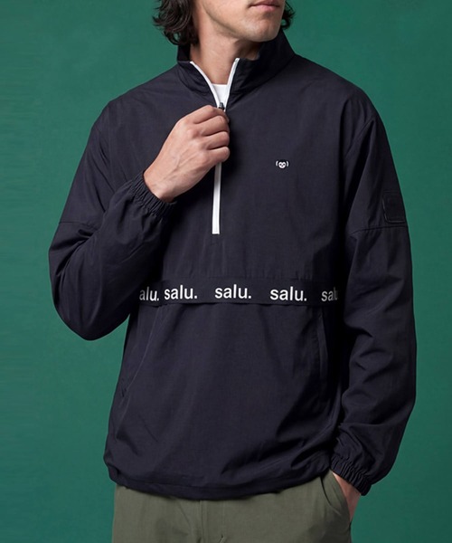 antiqua(アンティカ)の「配色 ハーフジップ トップス(その他トップス・レディース・カーキ/ブラック・ONESIZE)」の5枚目の写真