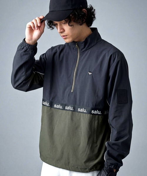 antiqua(アンティカ)の「配色 ハーフジップ トップス(その他トップス・レディース・カーキ/ブラック・ONESIZE)」の14枚目の写真