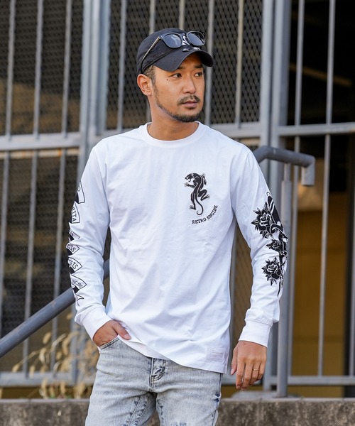 adamsJUGGLER(アダムスジャグラー)の「RTEGタトゥーロンティー(Tシャツ/カットソー・メンズ・ブラック/ホワイト・XL/L/M/S/XXL)」の13枚目の写真