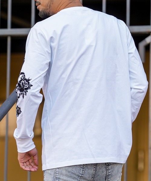 adamsJUGGLER(アダムスジャグラー)の「RTEGタトゥーロンティー(Tシャツ/カットソー・メンズ・ブラック/ホワイト・XL/L/M/S/XXL)」の16枚目の写真