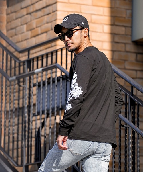 adamsJUGGLER(アダムスジャグラー)の「RTEGタトゥーロンティー(Tシャツ/カットソー・メンズ・ブラック/ホワイト・XL/L/M/S/XXL)」の20枚目の写真