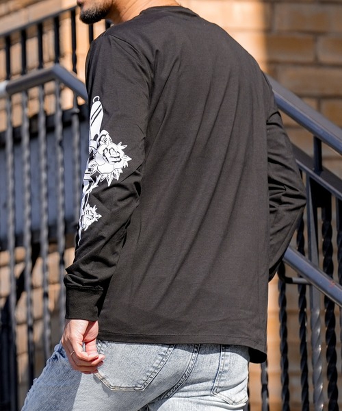 adamsJUGGLER(アダムスジャグラー)の「RTEGタトゥーロンティー(Tシャツ/カットソー・メンズ・ブラック/ホワイト・XL/L/M/S/XXL)」の22枚目の写真