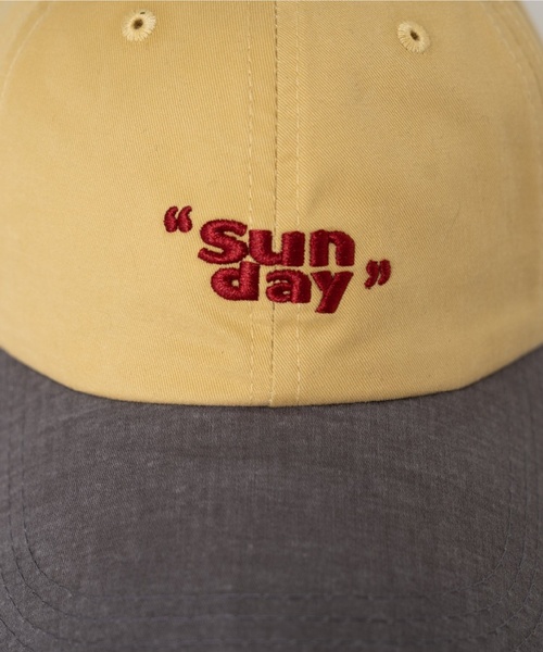 and D. petit main（アンドディープティマイン）の「【Dセレクト】SUNDAY配色キャップ（キャップ・キッズ・レモンイエロー/グリーン・F）」の6枚目の写真