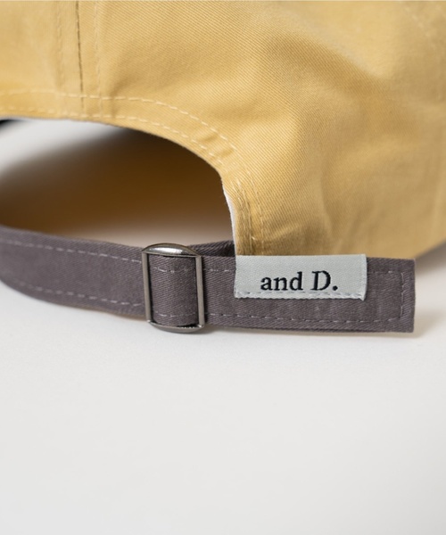 and D. petit main（アンドディープティマイン）の「【Dセレクト】SUNDAY配色キャップ（キャップ・キッズ・レモンイエロー/グリーン・F）」の5枚目の写真