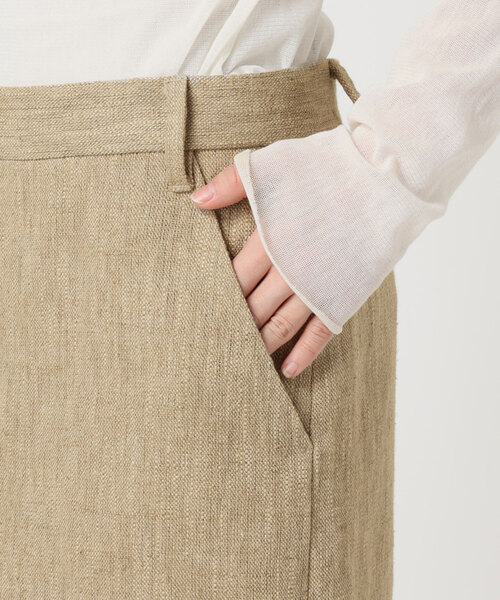 plage（プラージュ）の「R’IAM BALI 麻混ツイード スカート（スカート・レディース・ベージュ・38/36/34）」の15枚目の写真