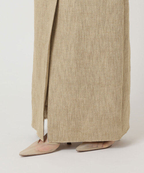 plage（プラージュ）の「R’IAM BALI 麻混ツイード スカート（スカート・レディース・ベージュ・38/36/34）」の16枚目の写真